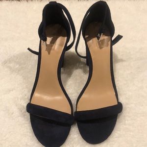 ALDO navy suede sandals